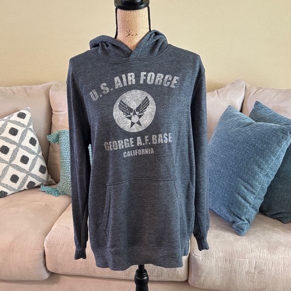 U.S. Air Force Gray Hoodie - Picture 1 of 2
